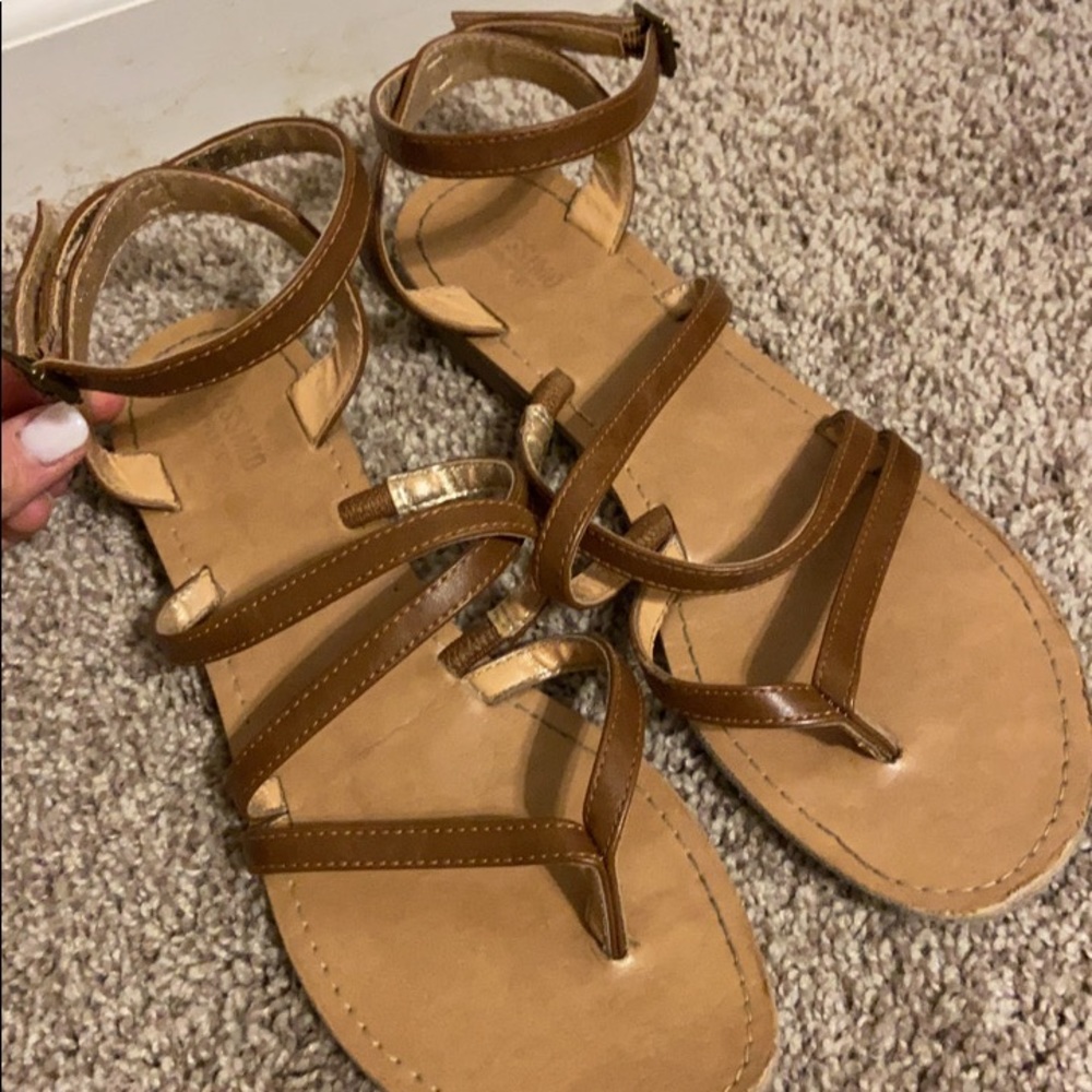 Target brand strappy sandals